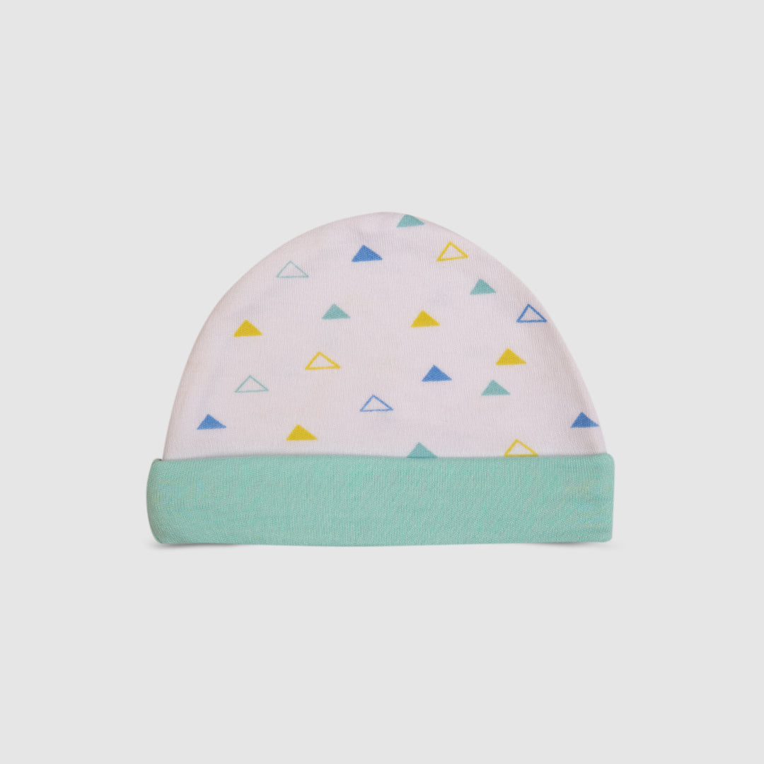 Baby Cap Dream Big Motivational Print Soft Comfortable Cotton Infant Accessory - Blue / Newborn