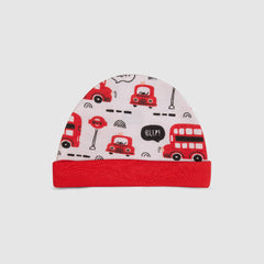 Baby Cap Unique Design Soft Comfortable Cotton Infant Clothing Accessory   Variation 2 - Red / Newborn