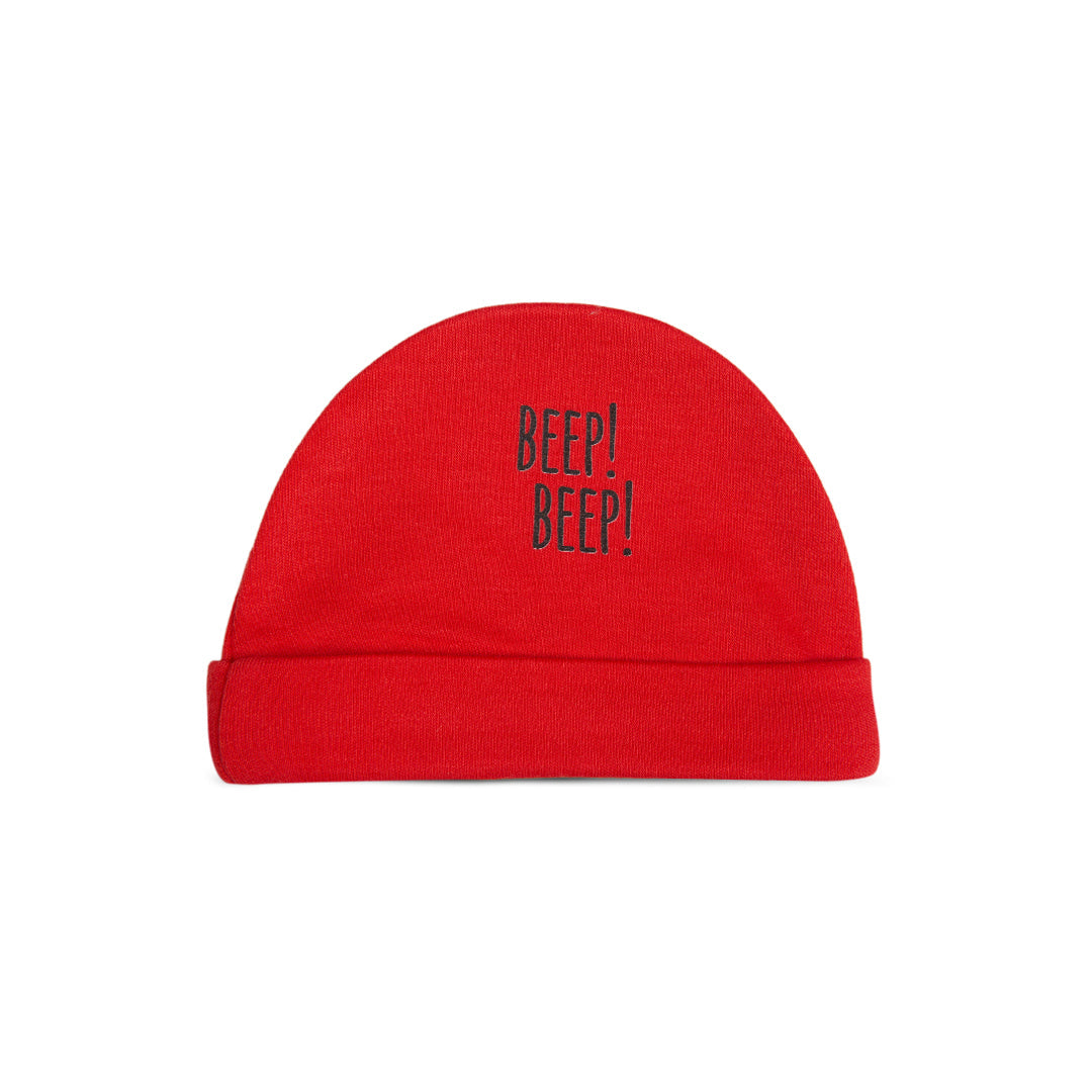 Baby Cap Unique Design Soft Comfortable Cotton Infant Clothing Accessory   Variation 3 - Red / Newborn