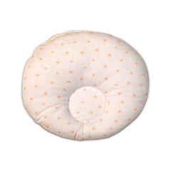 Heart-Pattern Baby Pillow - White / Newbron