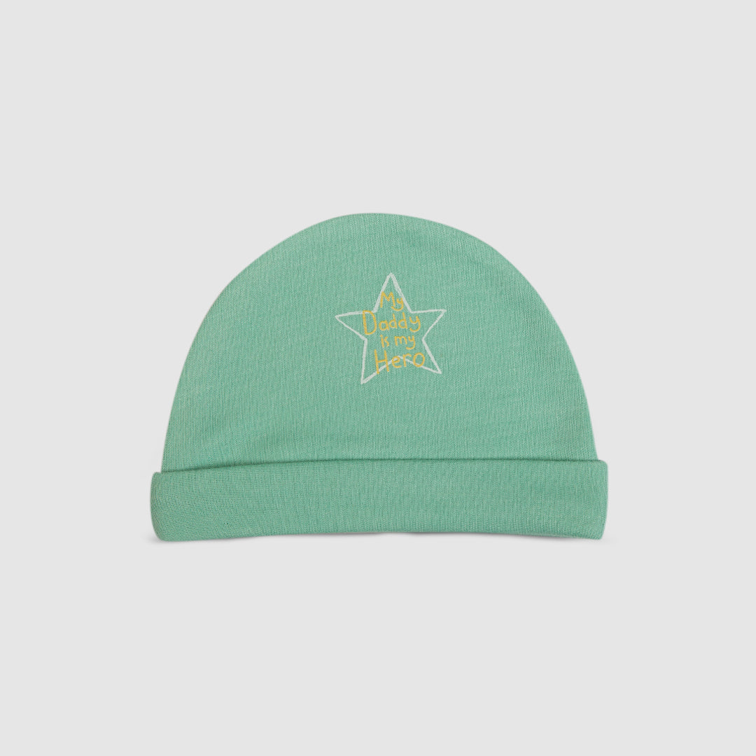 Baby Cap Unique Design Soft Comfortable Cotton Infant Clothing Accessory   Variation 13 - Green / Newborn
