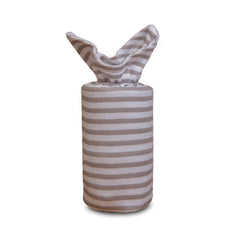 Neutral Stripe Bottle Holder - Beige / Newborn
