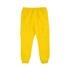 Bright Yellow Cargo Pants - Yellow / 7-8 Years