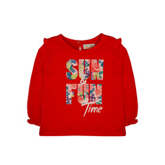 Red 'Sun & Fun Time' Shirt - Red / 6-7 Years