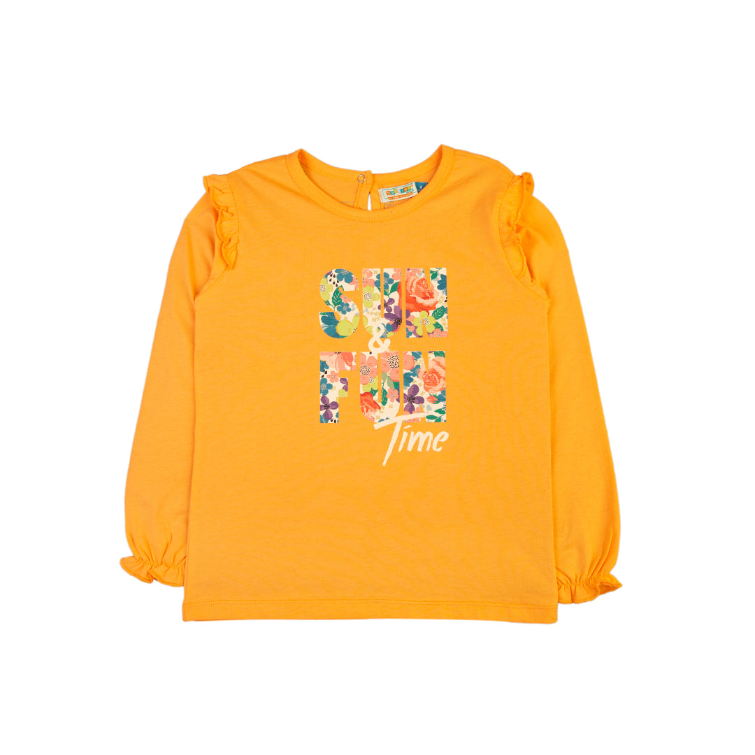 Yellow 'Sun & Fun Time' Shirt - Yellow, 4-5 Years