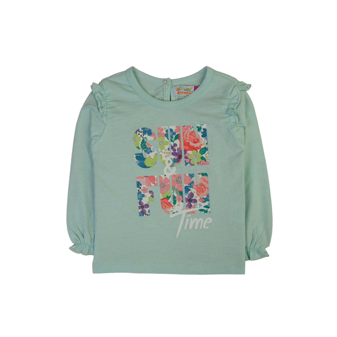 Light Blue 'Sun & Fun Time' Shirt - Light Blue / 4-5 Years