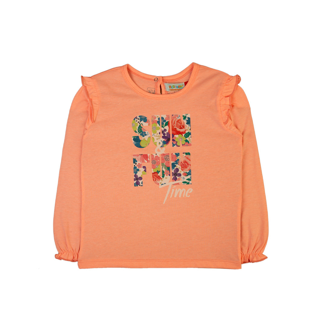Peach 'Sun & Fun Time' Shirt - Peach / 6-7 Years