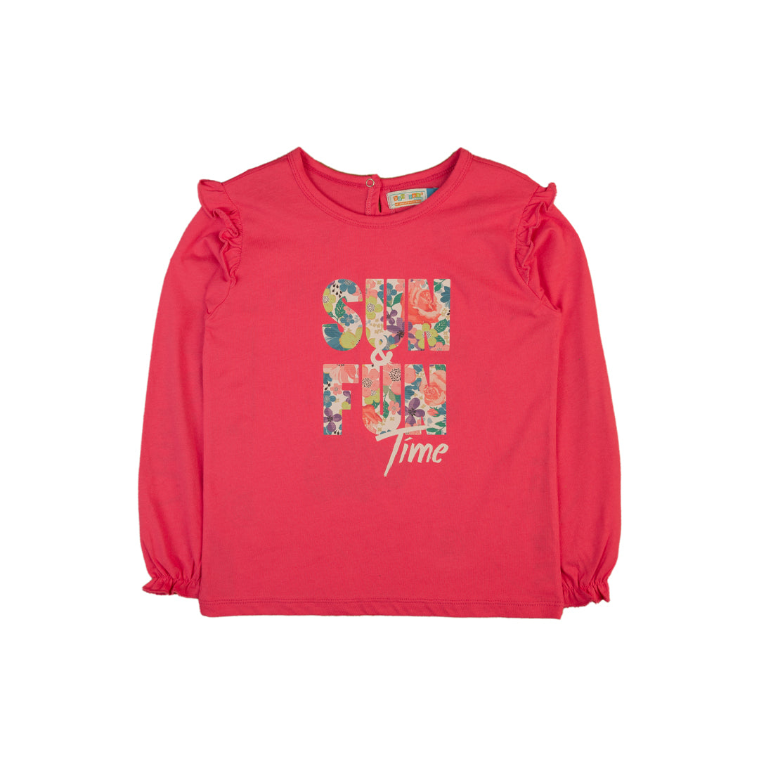 Pink 'Sun & Fun Time' Shirt - Pink / 7-8 Years