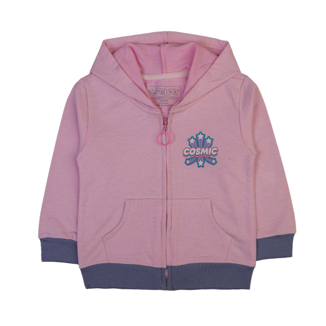 Kids Hoodie - Green with Cosmic Print - Green / 3-4 Years