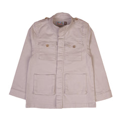Kids Utility Jacket - Beige - Beige / 3-4 Years