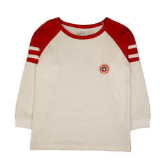 White and Red Striped Star Shirt - White, 7-8 Years