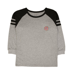 Grey and Black Striped Star Shirt - Grey / 2-3 Years