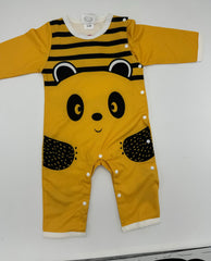 Yello Bear Romper - 3-6 Months, Yellow