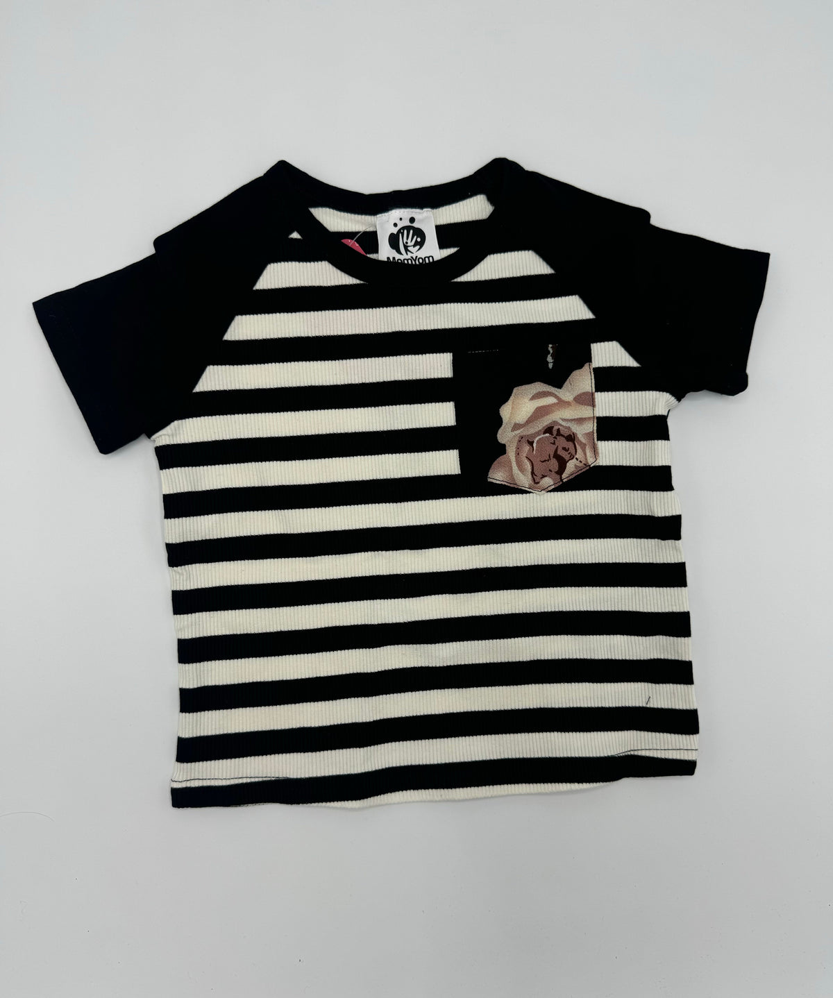 Striped Half Sleeves T-Shirt - Multi, 1-2 Years
