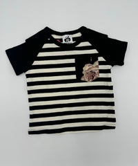 Striped Half Sleeves T-Shirt - Multi, 1-2 Years