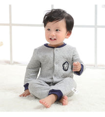 Cozy Cotton Winter Onesie for Newborns - Red, 12-18 Months