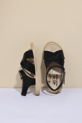 Girl's Letter Print Sandals - Beige, EU: 35