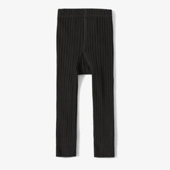 Baby / Toddler Girl Casual Solid Leggings - Black, 3-4 Years