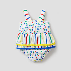 Baby Girl Sweet 3D Hyper-Tactile Romper - 12-18 Months, White