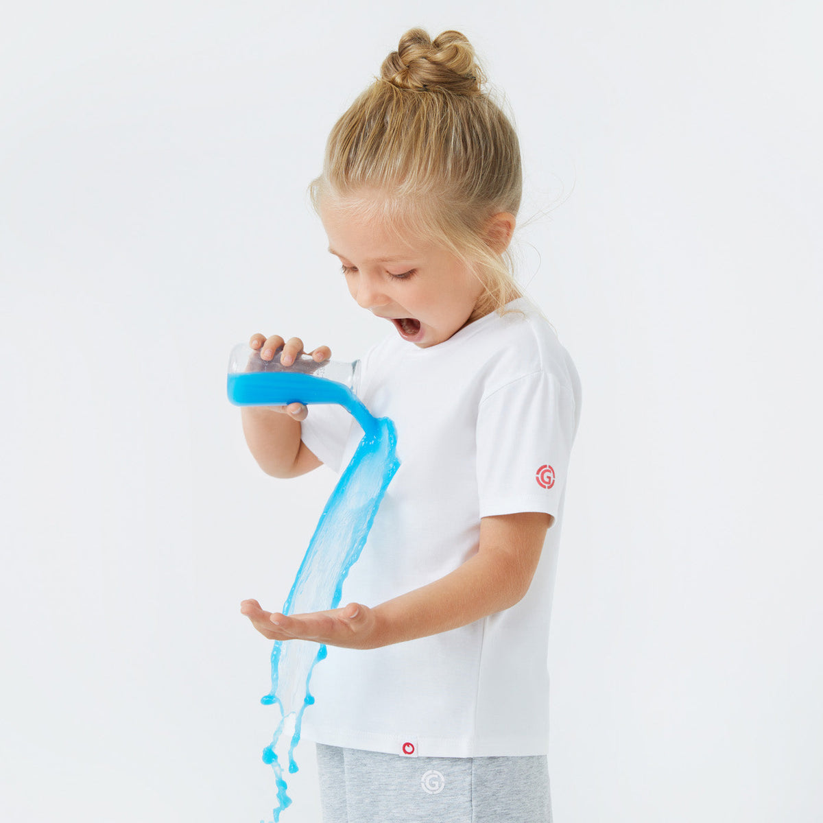 Go-Neat Water Repellent and Stain Resistant T-Shirts for Kids - White, 3-4 Years