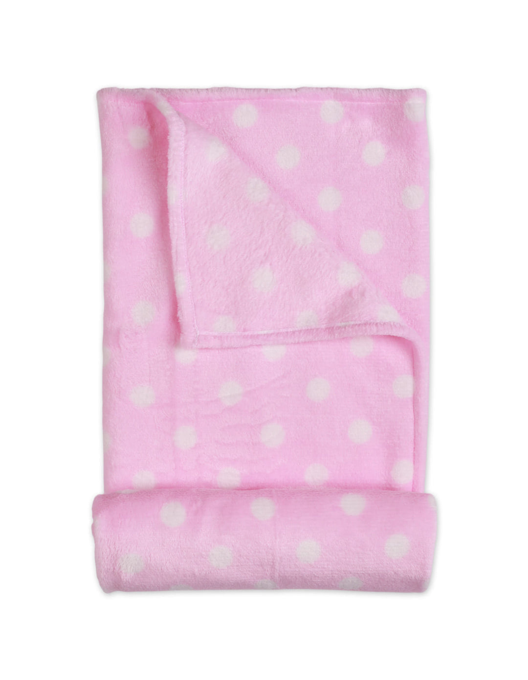 BLANKET FLEECE PINK POLKA - New Born