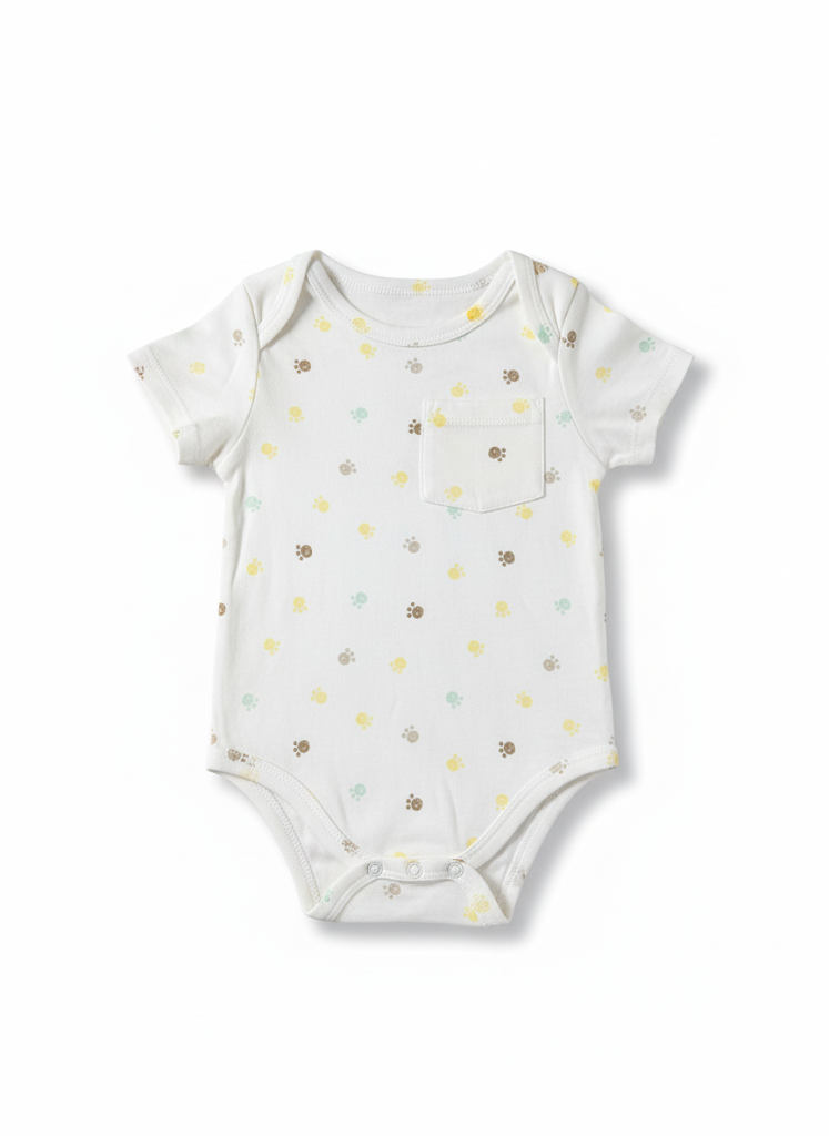 Bodysuit Front Pocket Paw Infant - 18-24 Months