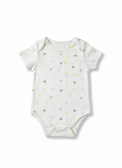 Bodysuit Front Pocket Paw Infant - 12-18 Months