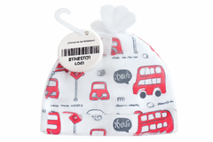 Cap Knotted Red Double Decker - New Born