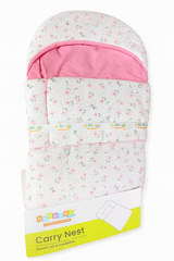 Carry Nest Fancy  Off White Flower - New Born