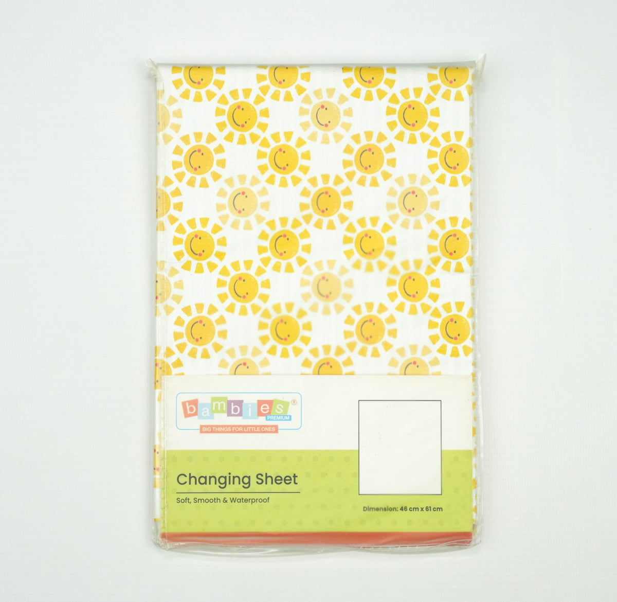 CHANGING SHEET RUBBER SUNSHINE SMALL - New Born