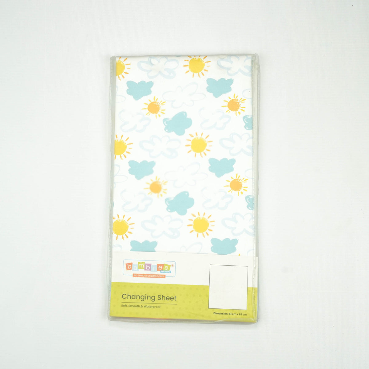 CHANGING SHEET RUBBER CLOUD LARGE - New Born