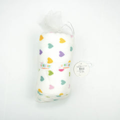 BLANKET FLEECE MULTI HEART - New Born