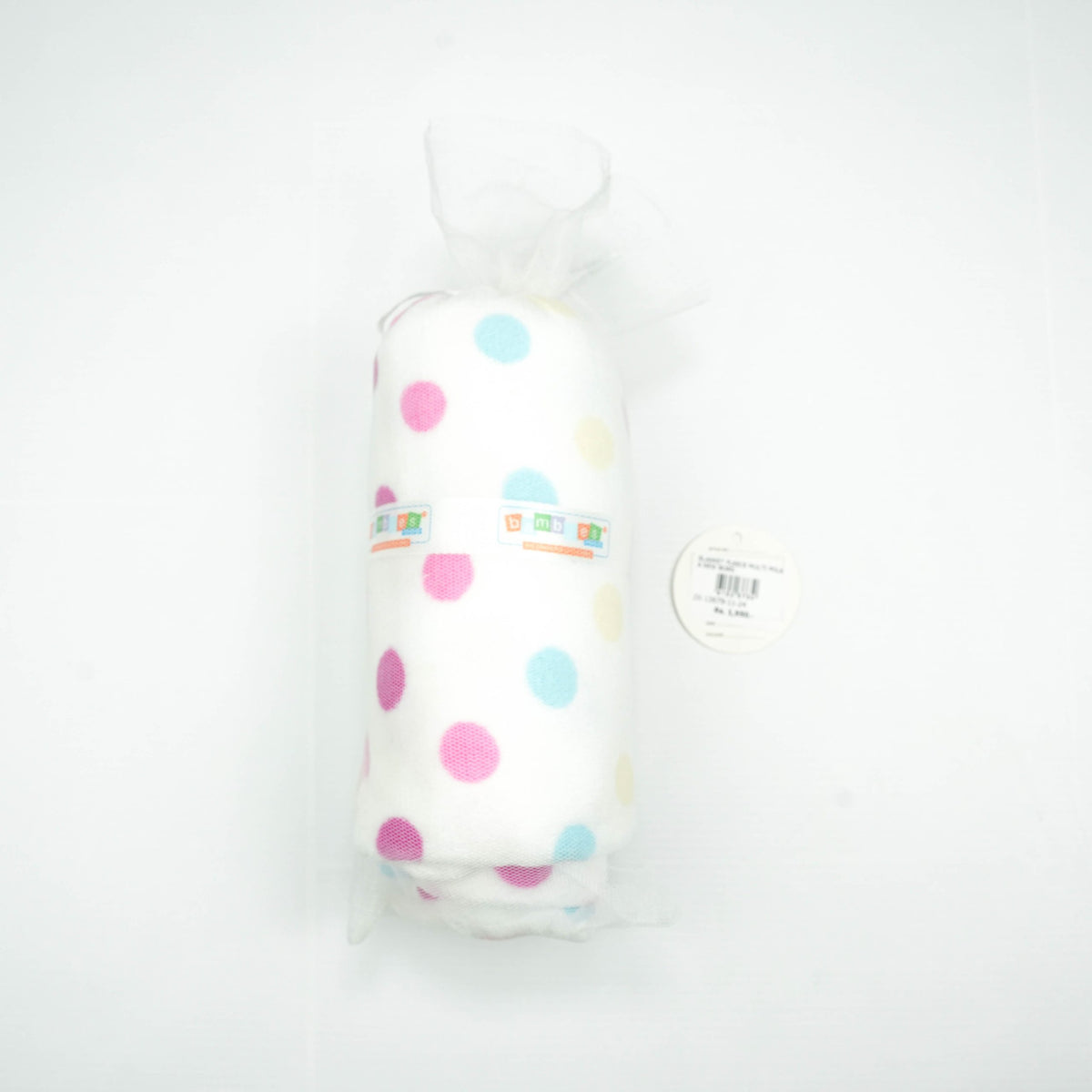 Blanket Fleece Multi Polka