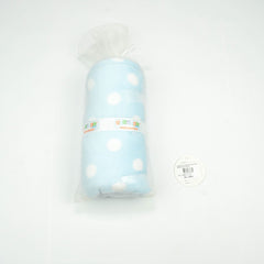 Blanket Fleece Blue Polka