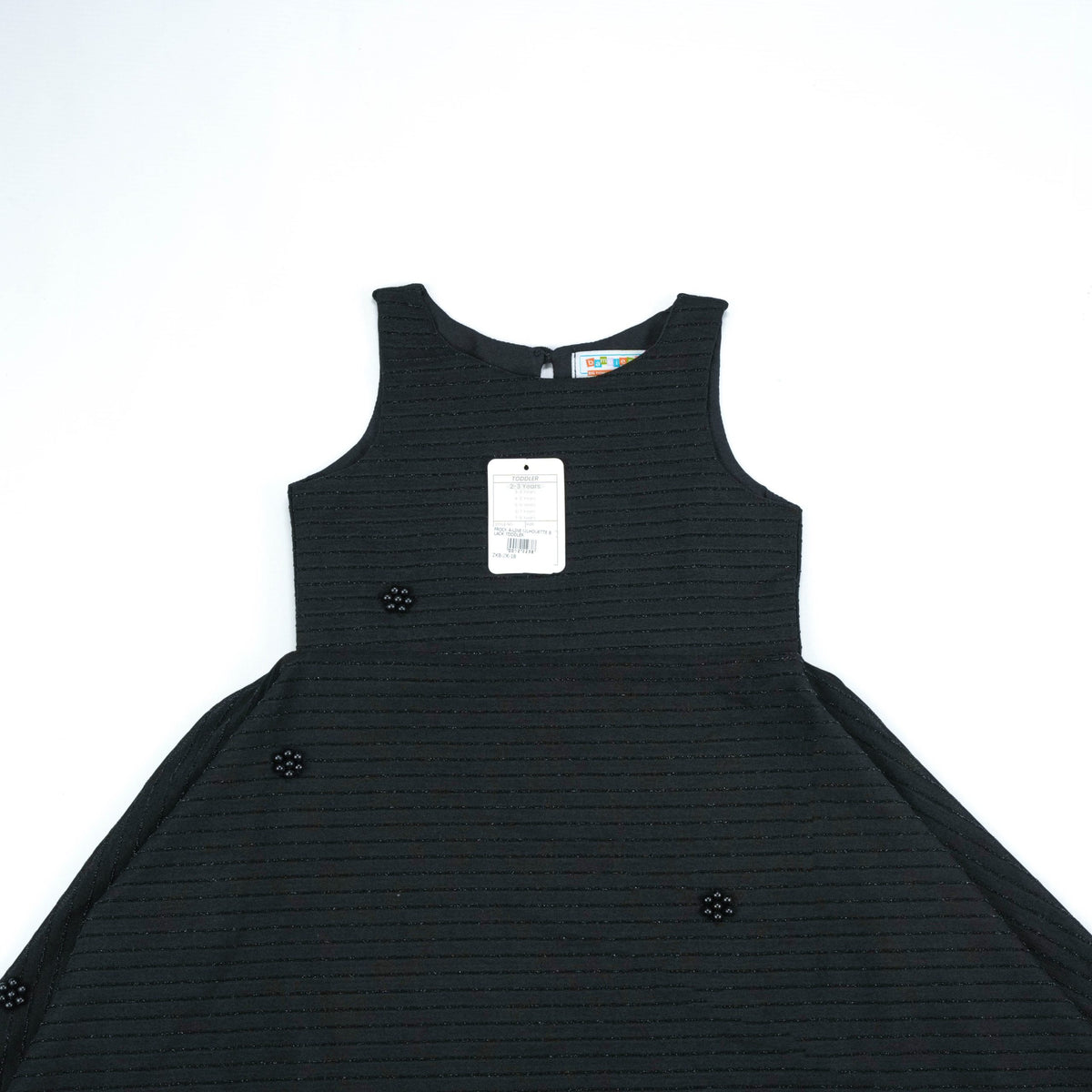 FROCK A-LINE SILHOUETTE BLACK TODDLER - 4-5 Years