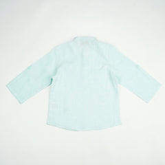 SHIRT KURTA FRONT POCKET BOYS MINT TOODLER - 6-12 Months