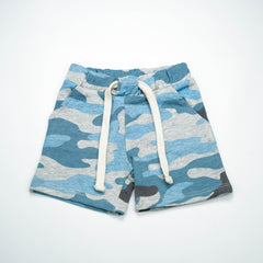 SHORTS CAMO BLUE INFANT - 6-12 Months