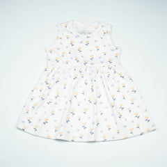 FROCK SLEVELESS WITH NET FLORAL INFANT - 12-18 Months