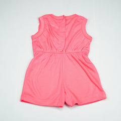 JUMPSUIT WITH FRILL SLEEVES ORANGE INFANT - New Born