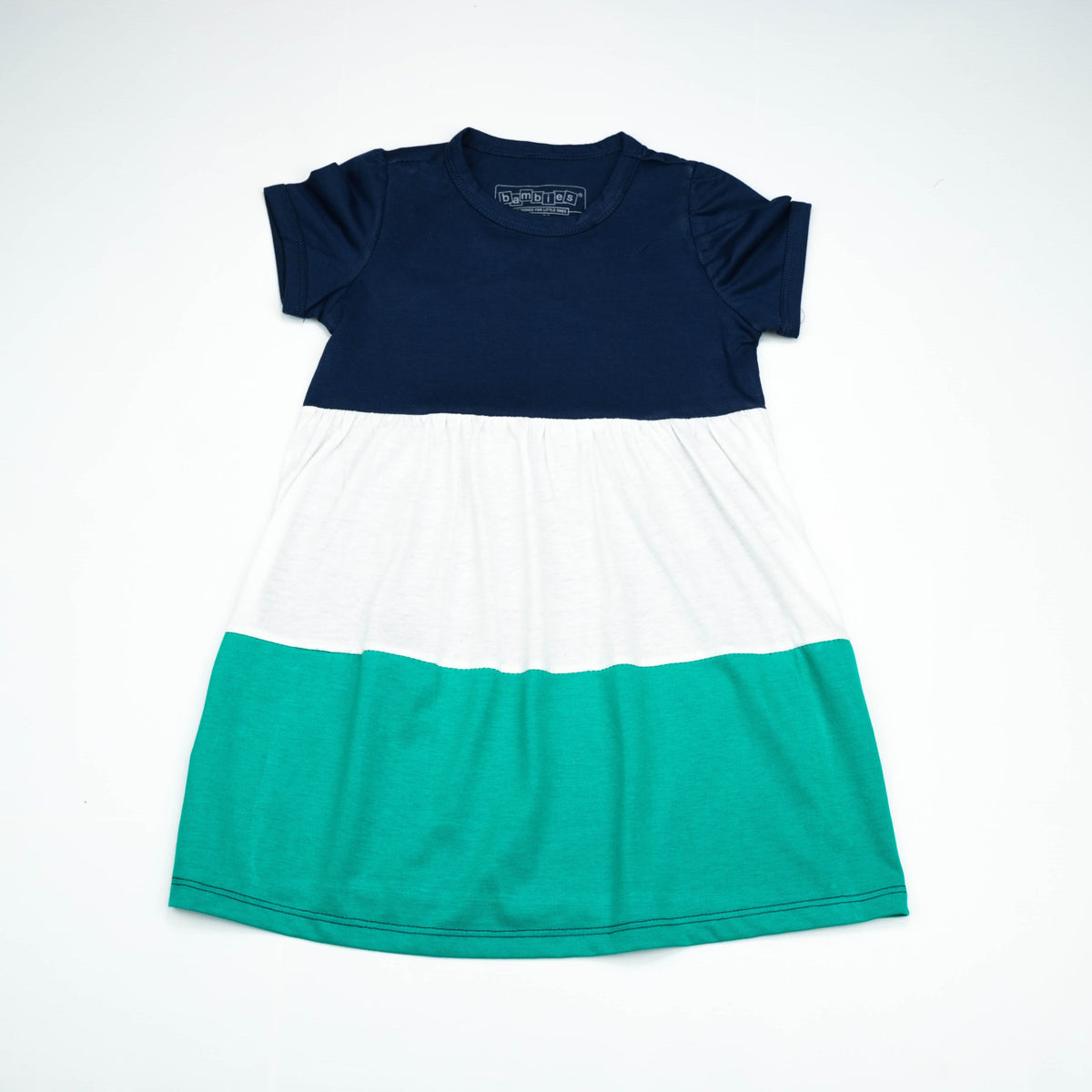 FROCK PANEL NAVY TODDLER - 3-4 Years
