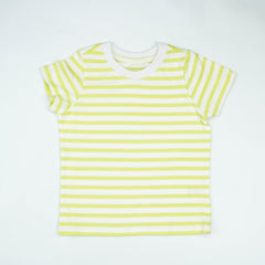 T SHIRT YELLOW STRIPES TODDLER - 3-4 Years