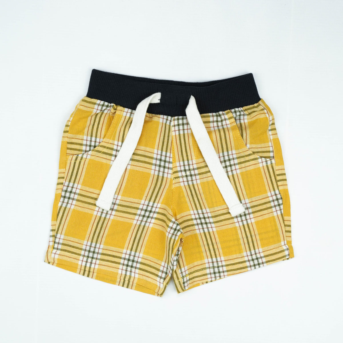 SHORTS DRAW STRING YELLOW INFANT - 0-3 Months