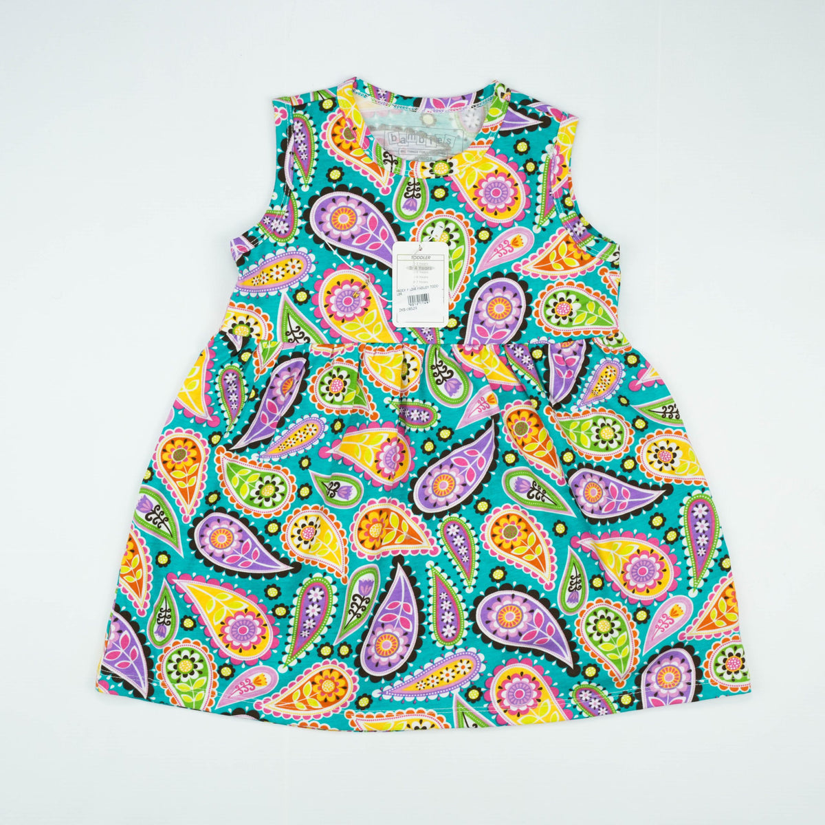 FROCK A-LINE PAISLEY TODDLER - 6-7 Years
