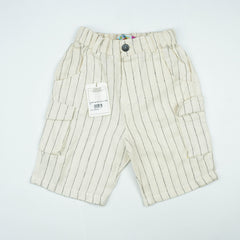 SHORTS WOOVEN WHITE TODDLER - 5-6 Years