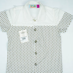 SHIRT CUT & SEW BOYS ABTRACT FLOWER TODDLER - 6-7 Years