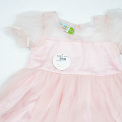 FROCK TRIPPLE LAYERS PINK TODDLER - 12-18 Months
