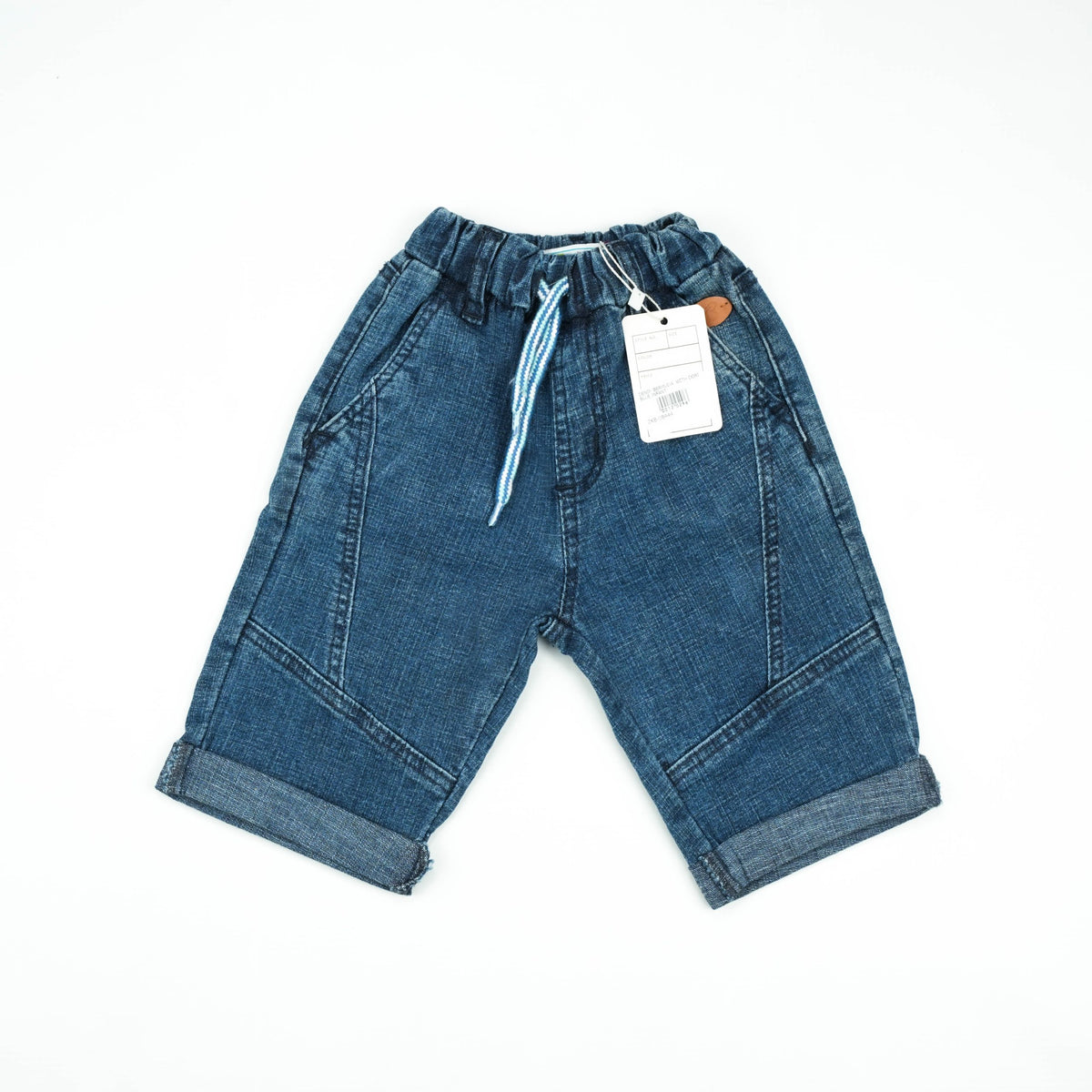 DENIM BERMUDA  WITH DORI BLUE INFANT - 3-4 Years