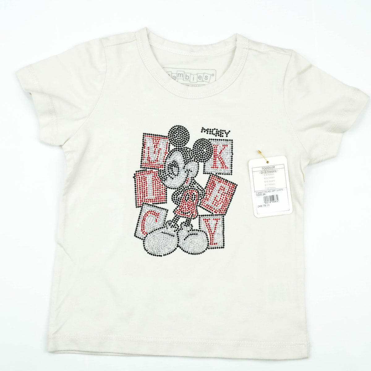 T SHIRT MICKIE OFF WHITE TODDLER - 6-7 Years