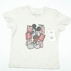 T SHIRT MICKIE OFF WHITE TODDLER - 6-7 Years