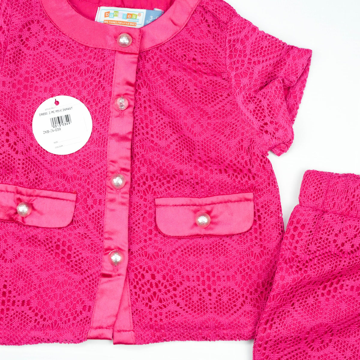 DRESS 2 PC PURPLE INFANT - 6-12 Months